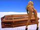 Nude models advertise coffins (photos)